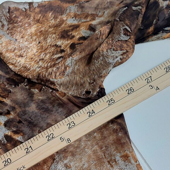 Lafayette 148 Animal Print Semi-Sheer Blouse Women's Size 18 Silk Blend Luxury - Picture 8 of 10